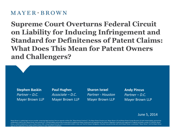 supreme court overturns federal circuit on liability for