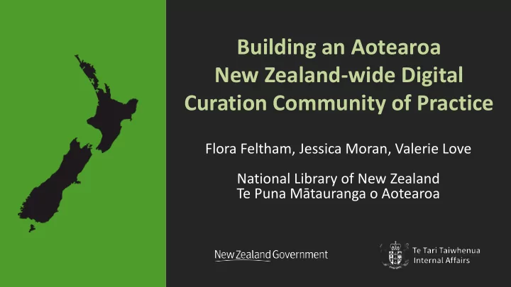 building an aotearoa