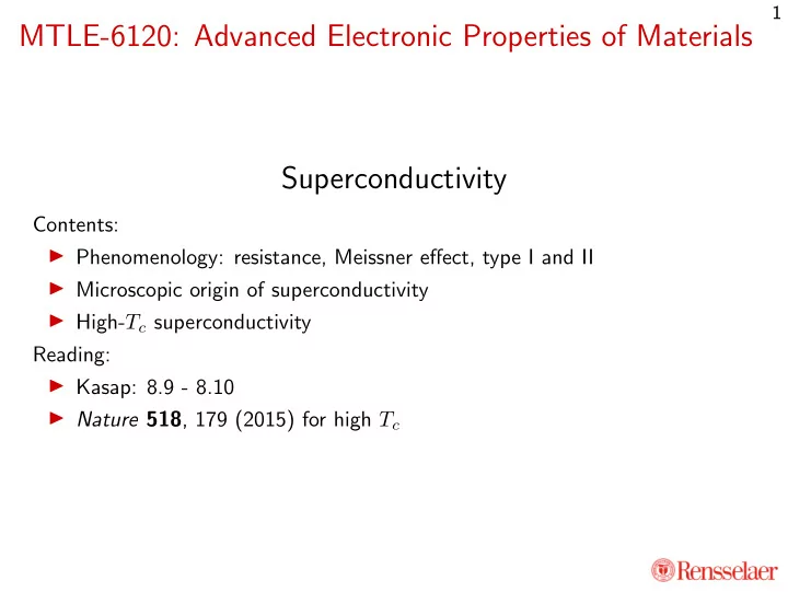 mtle 6120 advanced electronic properties of materials