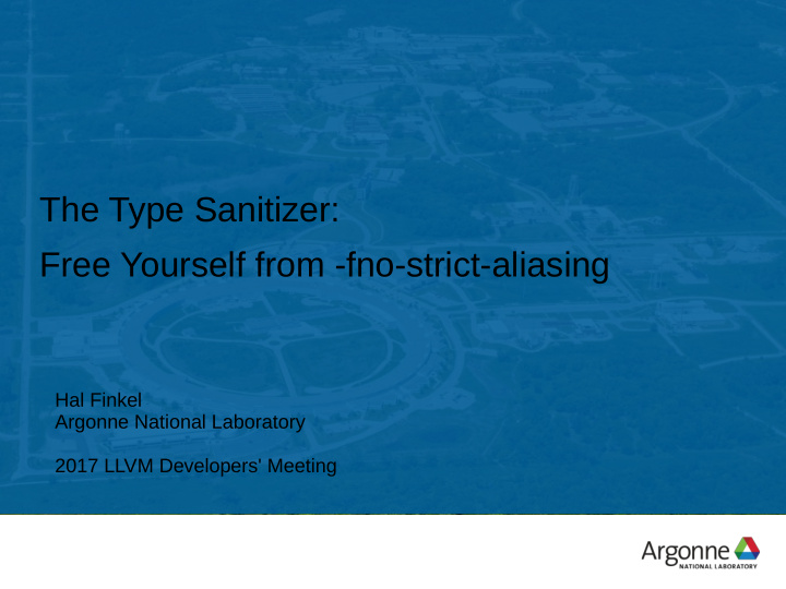 the type sanitizer free yourself from fno strict aliasing