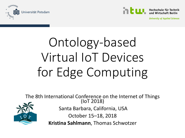 ontology based virtual iot devices for edge computing