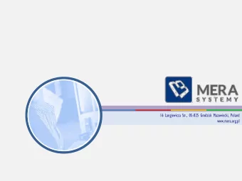 16 Langiewicza Str., 05-825 Grodzisk Mazowiecki, Poland  www.mera.org.pl MERA  leading provider