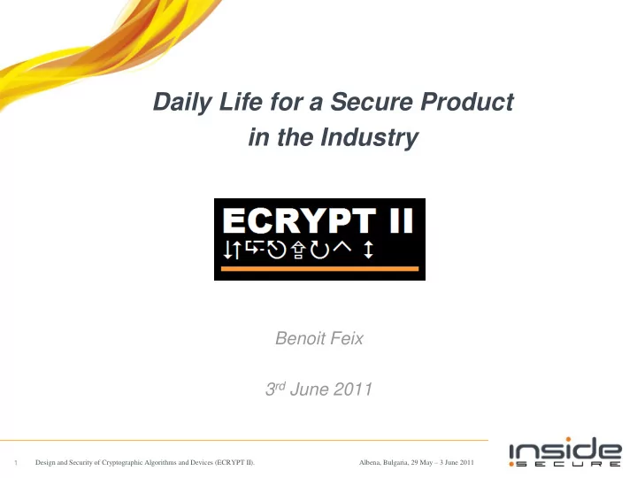 in the industry