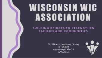 ASSOCIATION  BU I L D I N G  B R I D G E S  TO  S T R E N G T H E N  FA M I L I E S  A N D  C O M M