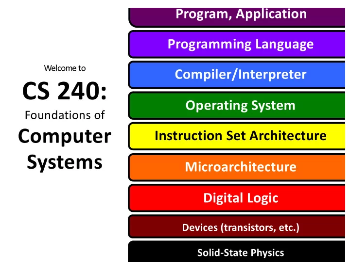cs 240