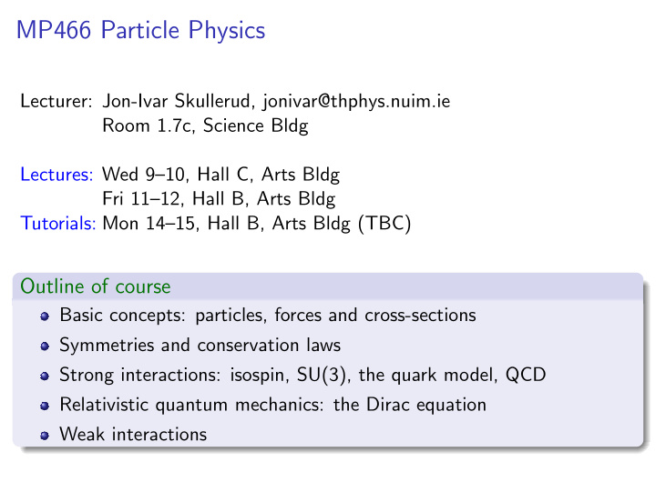 mp466 particle physics