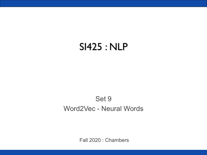 si425 nlp