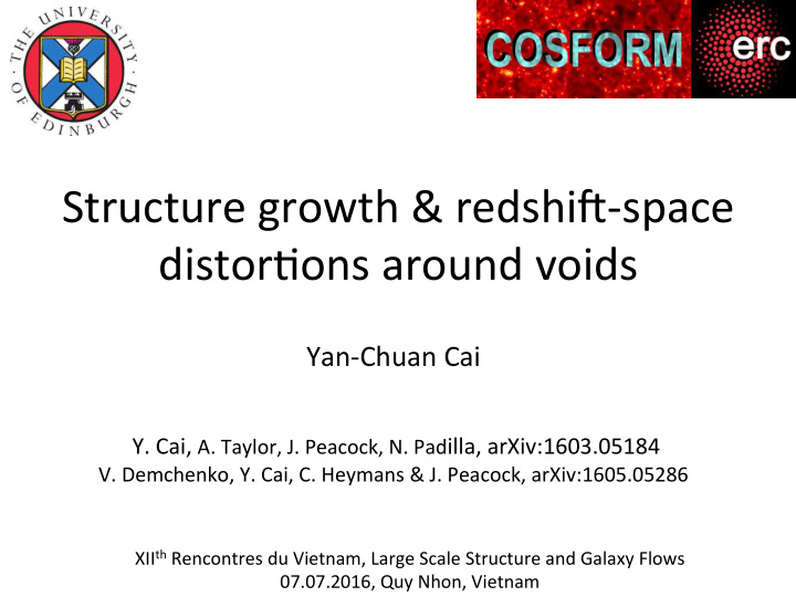 structure growth redshi0 space distor4ons around voids
