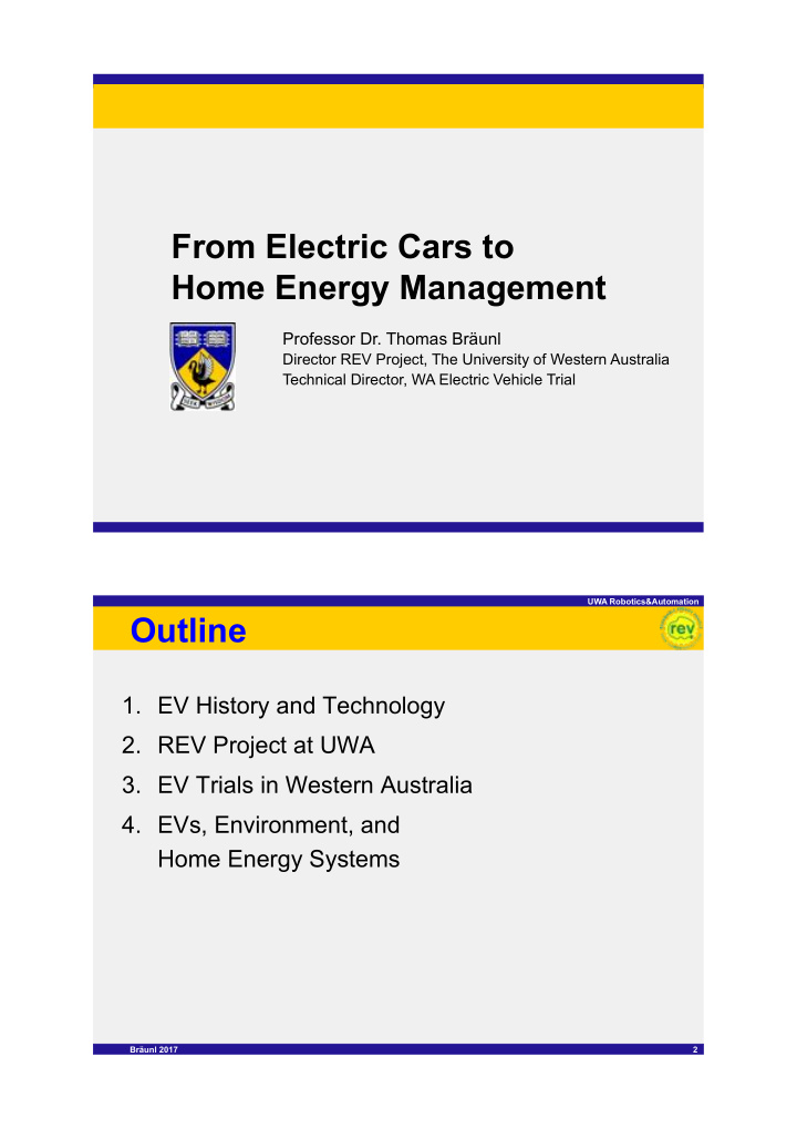 from electric cars to home energy management