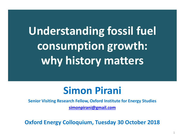 understanding fossil fuel