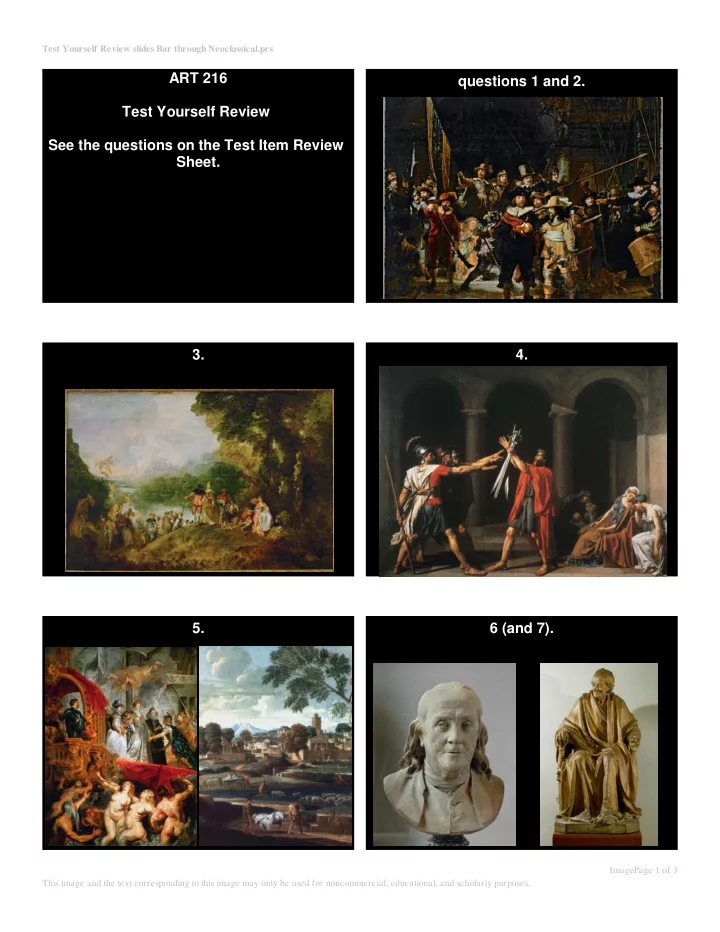 art 216 questions 1 and 2 test yourself review see the