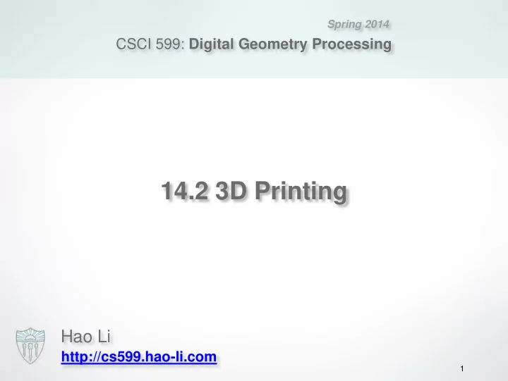 14 2 3d printing
