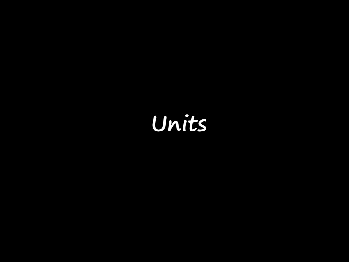 units physical quantities physical quantity a physical