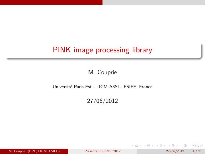pink image processing library