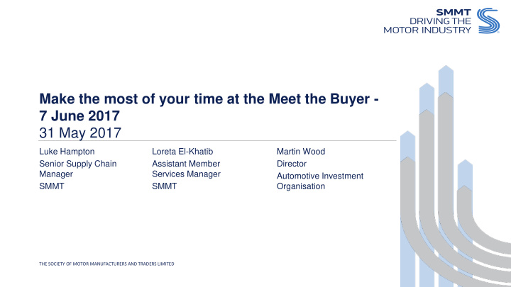 make the most of your time at the meet the buyer 7 june