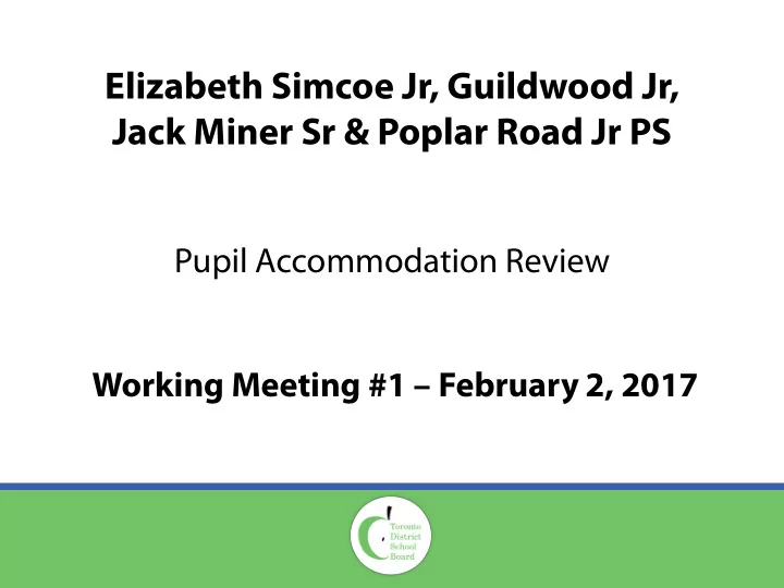elizabeth simcoe jr guildwood jr jack miner sr poplar