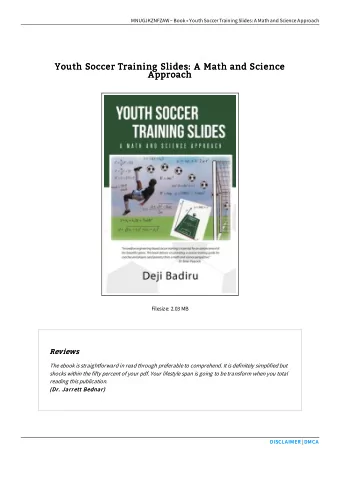 Youth Soccer Training Slides: A Math and Science  Youth Soccer Training Slides: A Math and Science