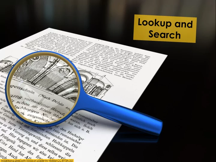 magnifying glass with focus on paper by niabot cc by sa 3