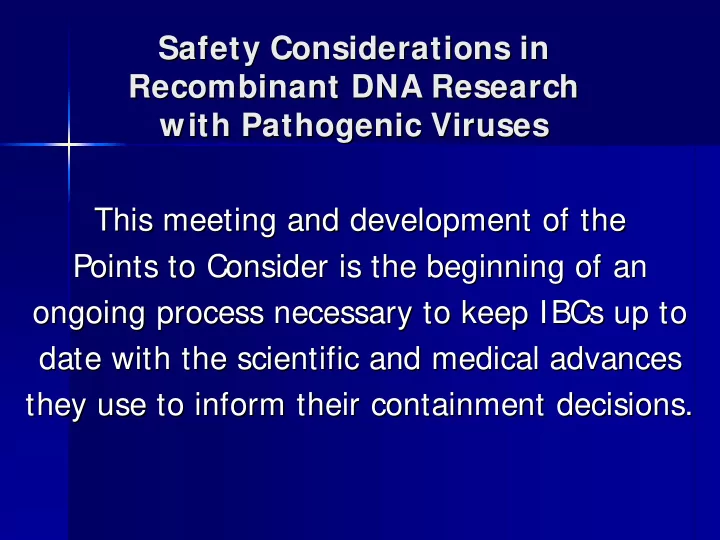 safety considerations in safety considerations in