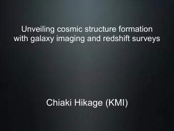 Chiaki Hikage (KMI)  References  Impacts of satellite galaxies in measuring the redshift