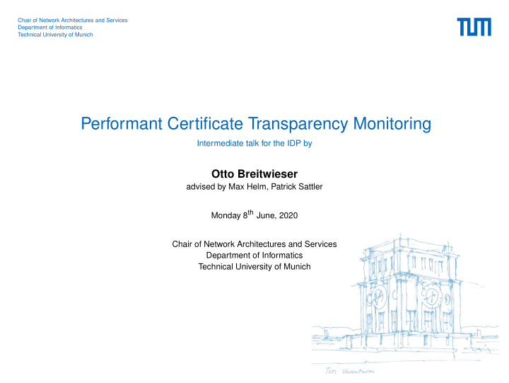performant certificate transparency monitoring
