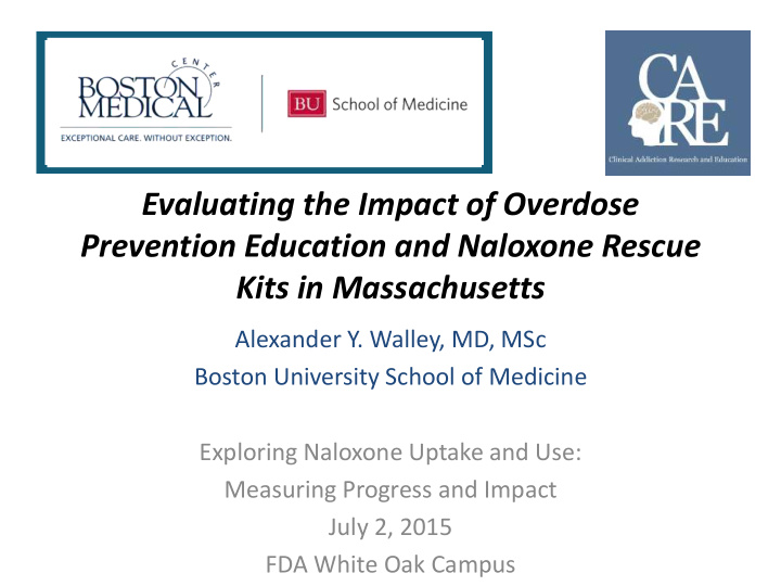prevention education and naloxone rescue