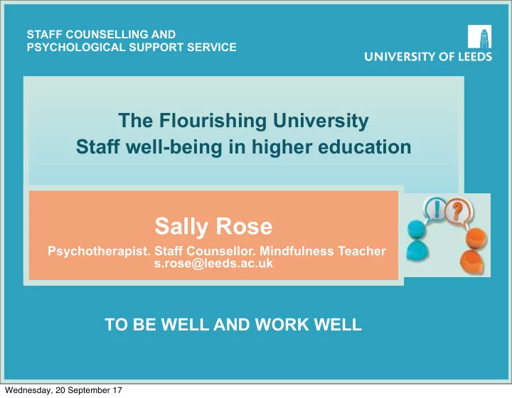 sally rose