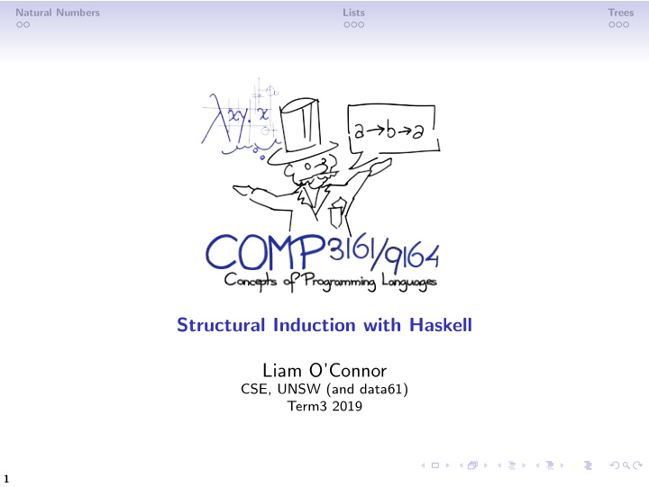 structural induction with haskell liam o connor