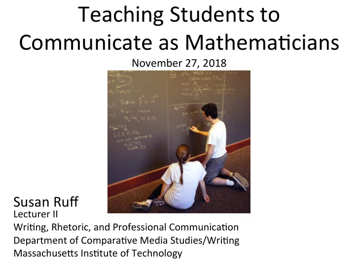 teaching students to