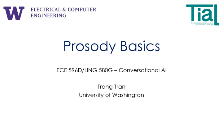 prosody basics