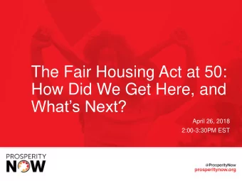 How Did We Get Here, and  Whats Next?  April 26, 2018  2:00-3:30PM EST  Welcome  Carmen Shorter