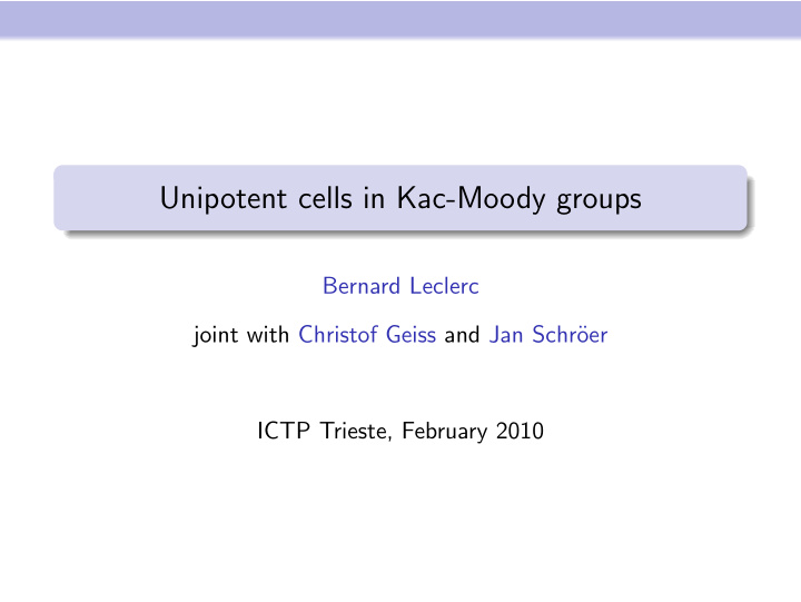 unipotent cells in kac moody groups