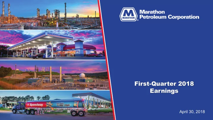 first quarter 2018 earnings