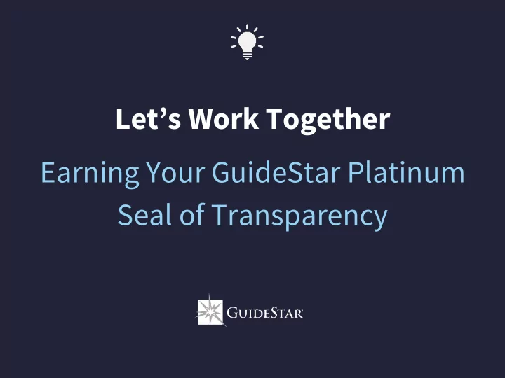 seal of transparency bronze basic information