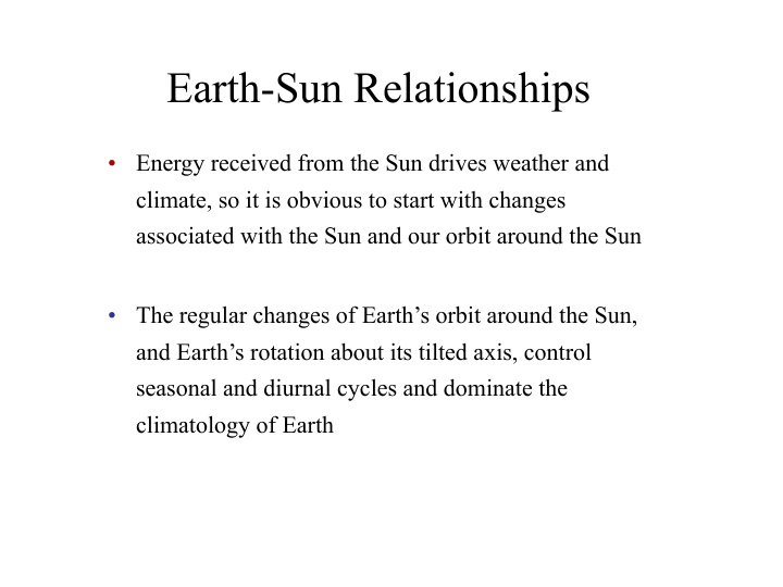 earth sun relationships