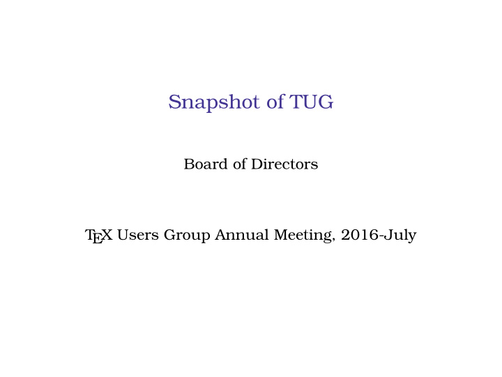 snapshot of tug