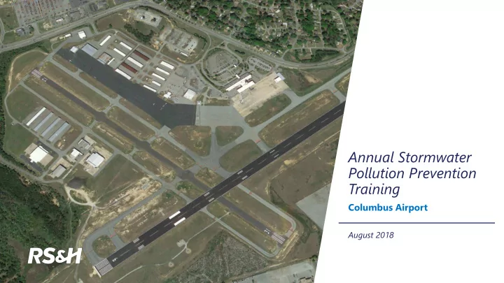 annual stormwater pollution prevention training