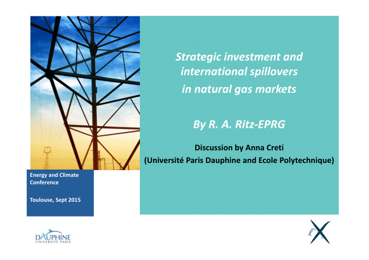 strategic investment and international spillovers in