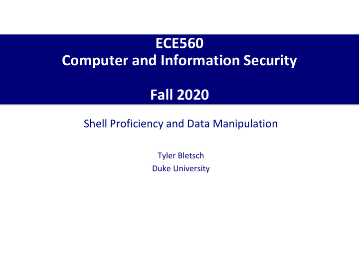 computer and information security