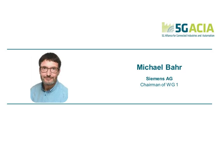 michael bahr