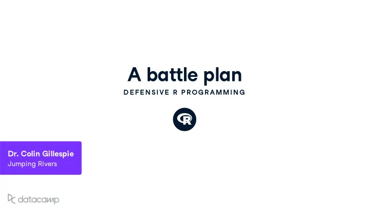 a battle plan