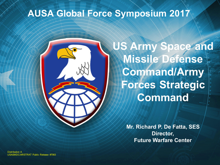 us army space and missile defense command army forces