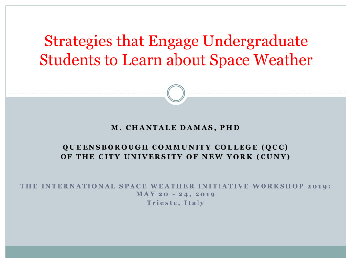 strategies that engage undergraduate students to learn
