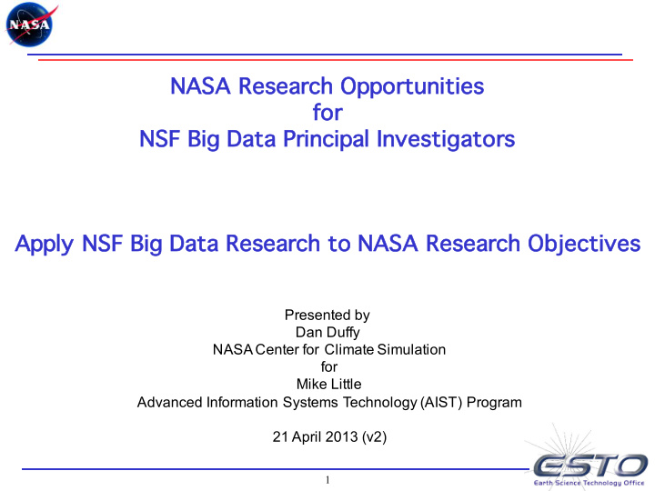 na nasa research o h opportuni unities fo for ns nsf b