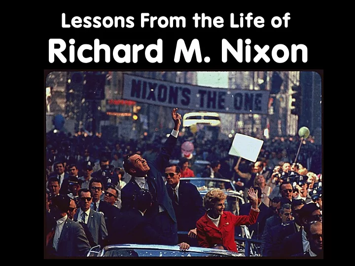 richard m nixon