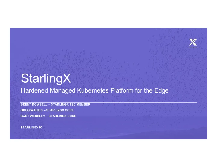 starlingx
