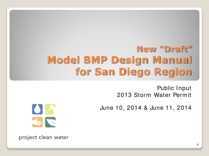 model bmp design manual for san diego region