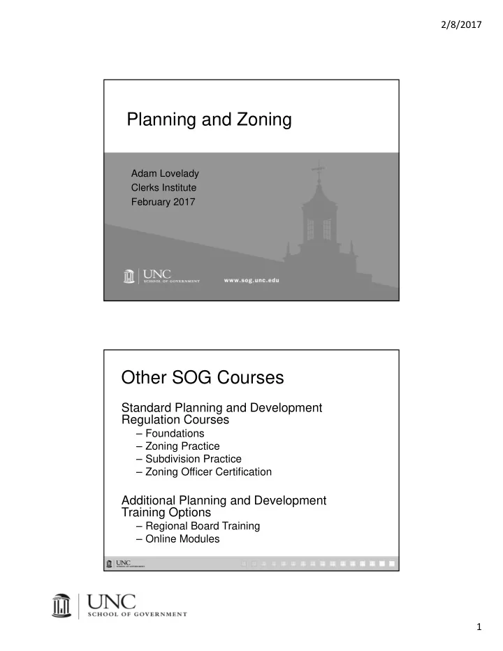 planning and zoning