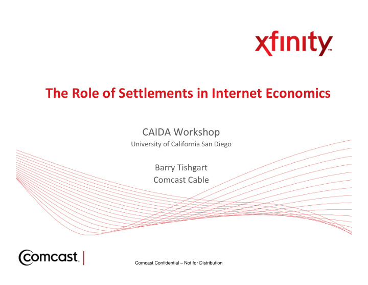 the role of settlements in internet economics