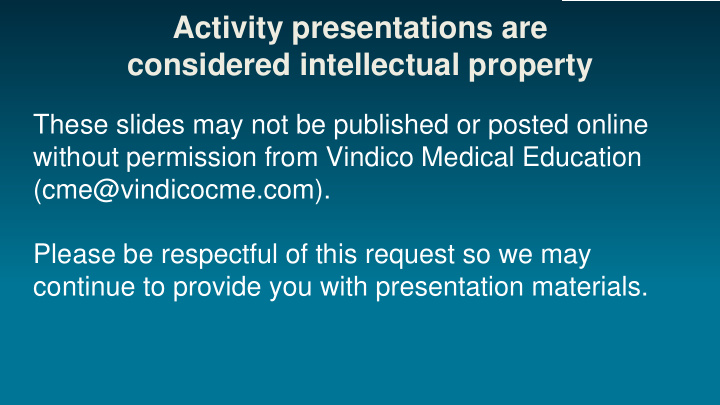 activity presentations are considered intellectual